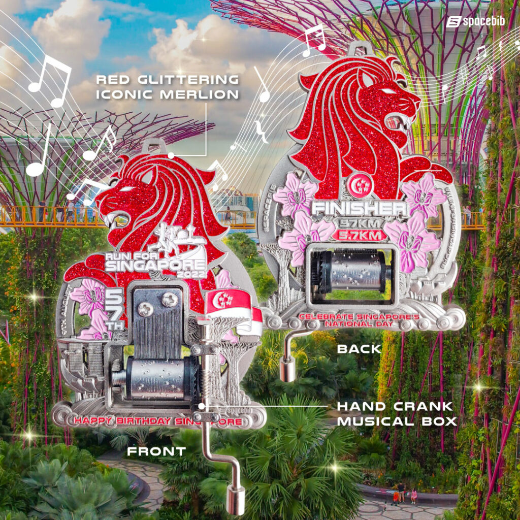 Run For Singapore 2022 Silver Musical Medal