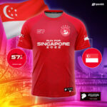 Run For Singapore 2022 57KM Finisher T-Shirt