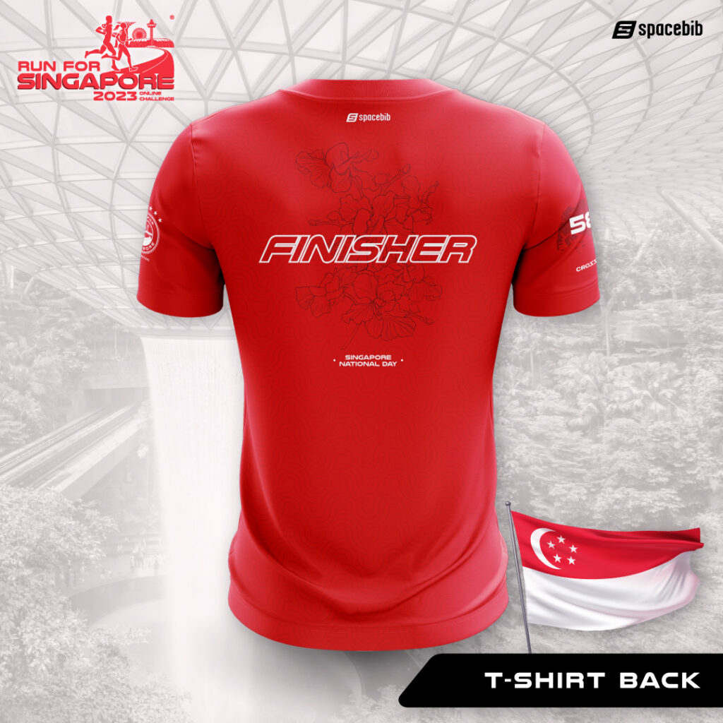 Run For Singapore® 2023 5.8KM Finisher Tee